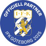 IFK Göteborg officiell partner badge 2025