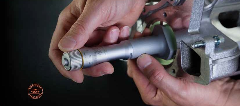 3-punktsmikrometer Mitutoyo med titanbeläggning