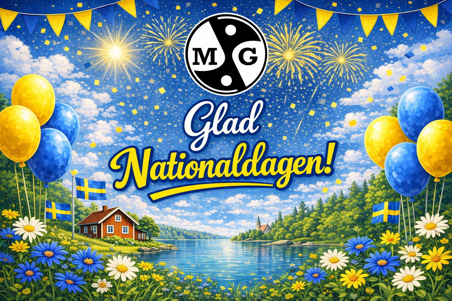 MG Verktyg önskar glad Nationaldag den 6 juni