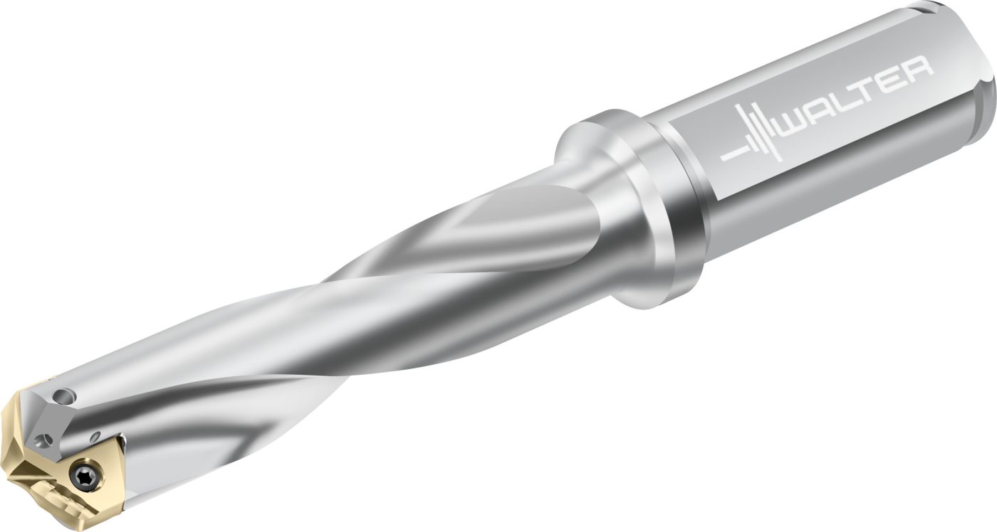 Walter Drion·tec® D-Spade D5142 borrsystem med vändskär för kostnadseffektiv borrning och lång verktygslivslängd