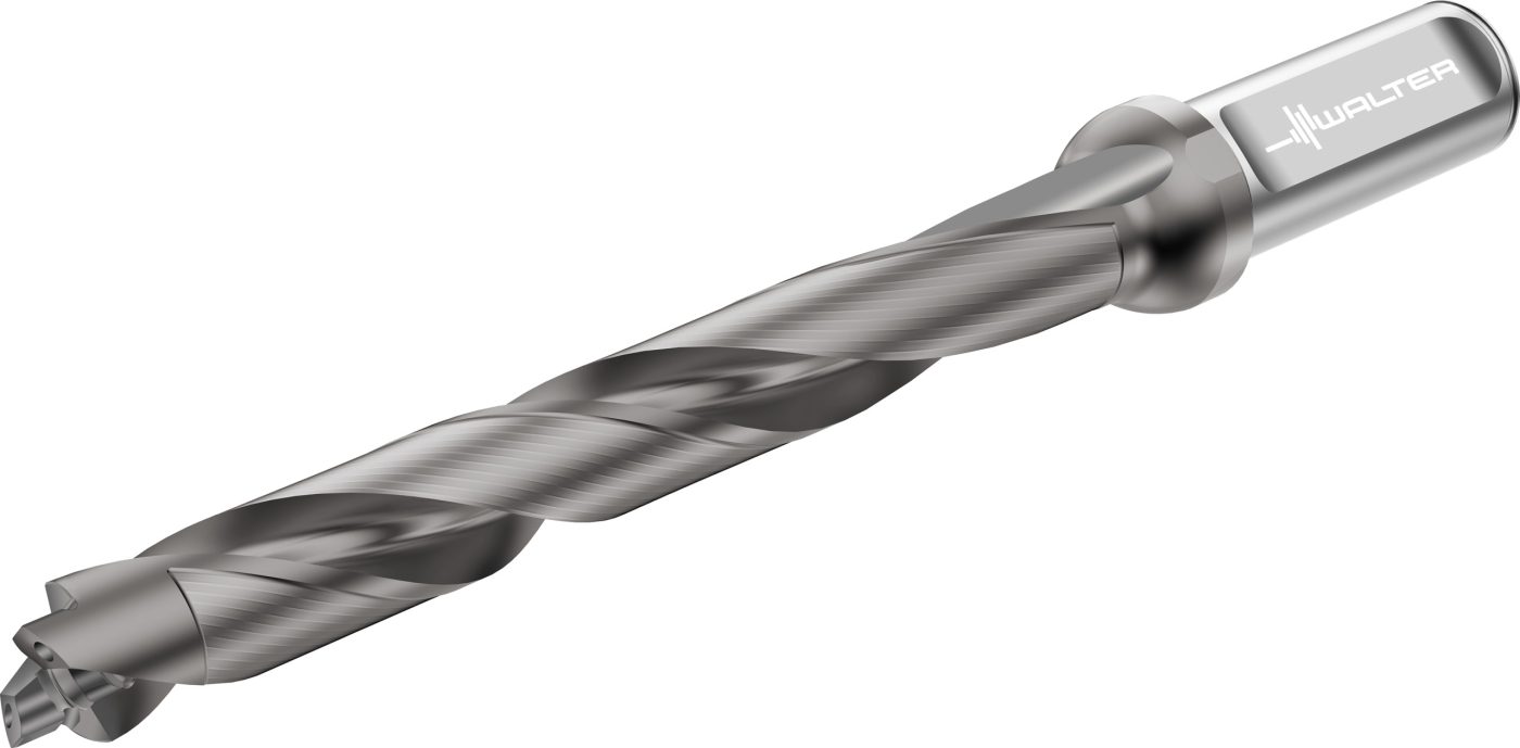 Walter Drion·tec® E-Peak D5150 borr för effektiv spånbrytning, korta ställtider och stabil bearbetning