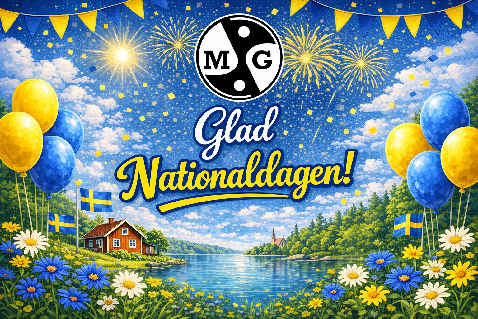 MG Verktyg önskar glad Nationaldag den 6 juni